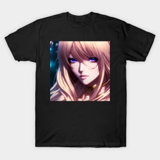 Anime Woman Portrait T-Shirt